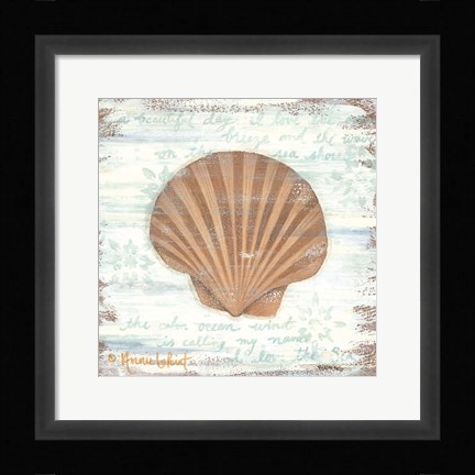 Framed Ocean Scallop Print