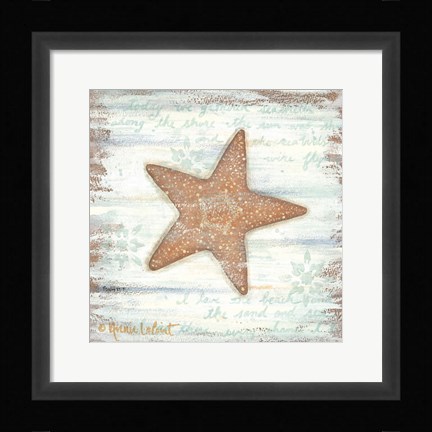 Framed Ocean Starfish Print