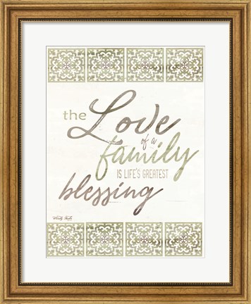 Framed Love of a Family Print