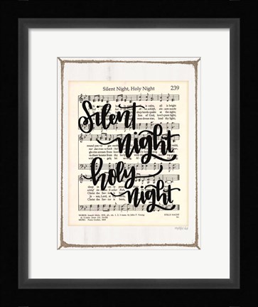 Framed Silent Night Print