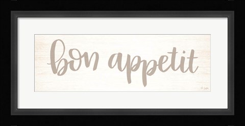 Framed Bon Appetit Print