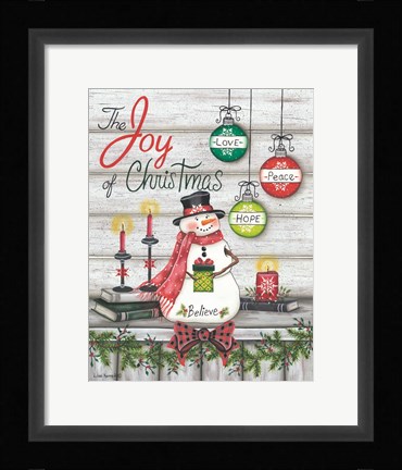 Framed Joy of Christmas Print