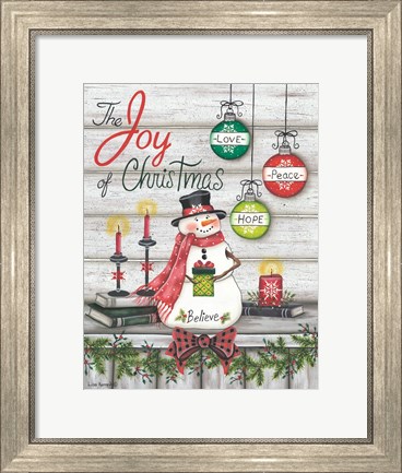 Framed Joy of Christmas Print