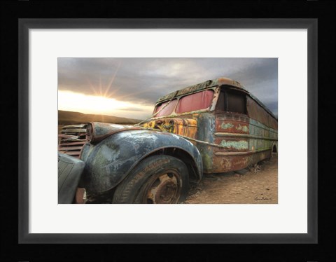 Framed Catch a Ride Print