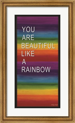 Framed You are Beautiful Print