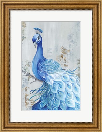 Framed Peacock Paradise Print