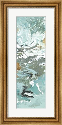 Framed Green Marble III Print