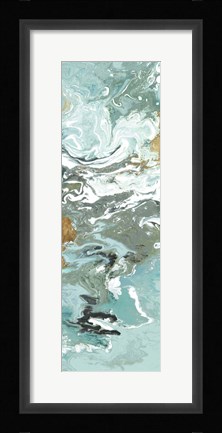 Framed Green Marble III Print