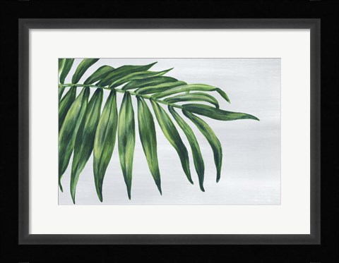 Framed Tropical Leaf I Print