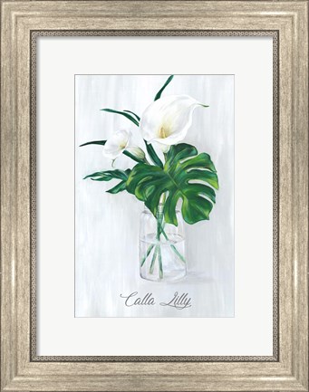 Framed Leafy Botanical Print