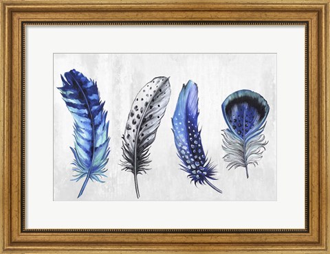 Framed Feather Line up Print