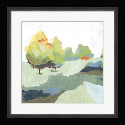 Framed Blocked II Print