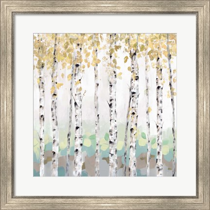 Framed Golden Treescape Print