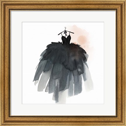 Framed Little Black Dress III Print