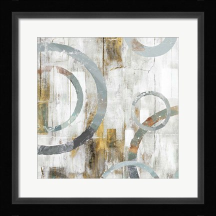 Framed Swirls I Print