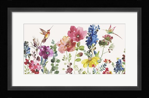 Framed Garden Rumble Print