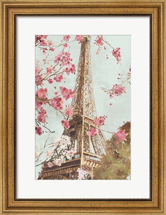 Framed Paris in the Spring I Print