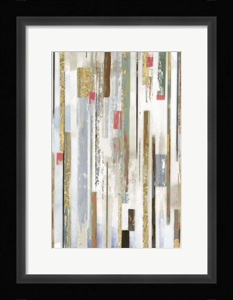 Framed Linear Lines Print