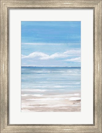 Framed Sea Landscape I Print