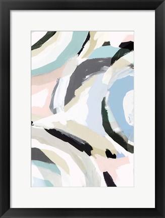 Framed Blue Galore II Print