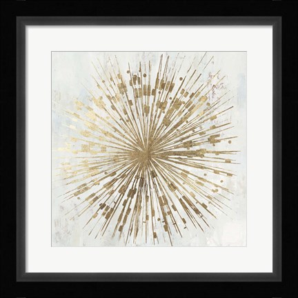 Framed Golden Star Print