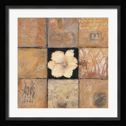 Framed Golden Light Composition II Print