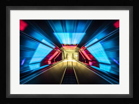 Framed Atonium Brussels 3 Print