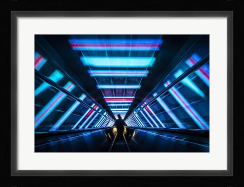 Framed Atonium Brussels 4 Print