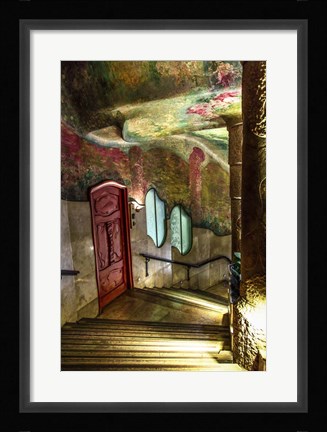 Framed Colorful Barcelona 10 Print