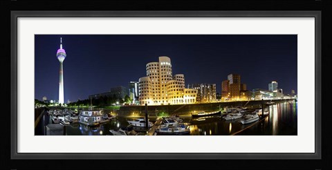 Framed Medienhafen Dusseldorf Print