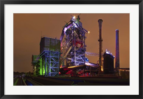 Framed Duisburg Industry Germany Print