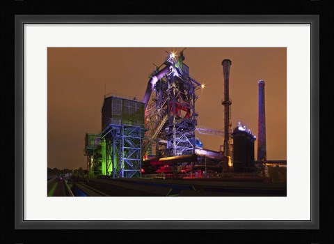 Framed Duisburg Industry Germany Print