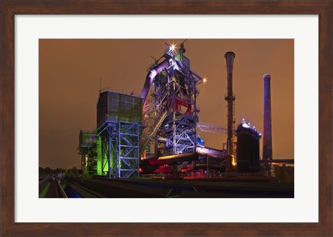 Framed Duisburg Industry Germany Print