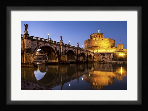 Framed St. Angelo Rome Print