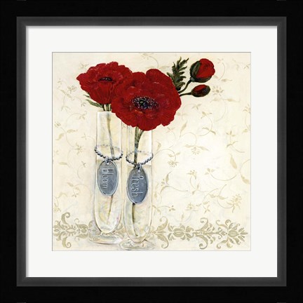 Framed Inspired Red Print