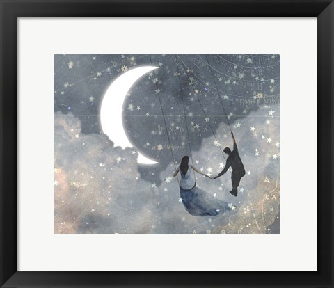 Framed Celestial Love I Print