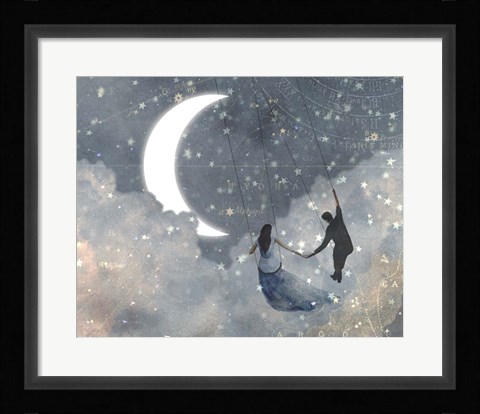 Framed Celestial Love I Print