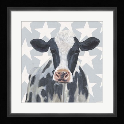 Framed Patriotic Farm II Print