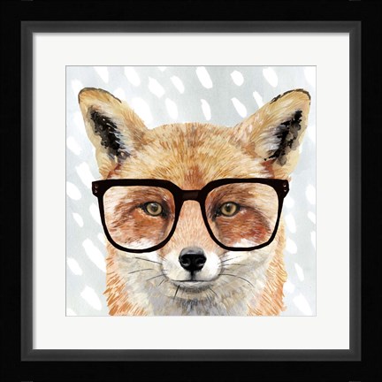 Framed Four-eyed Forester I Print