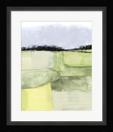 Framed Pale Vista II Print