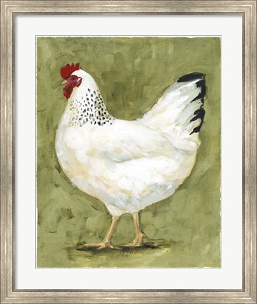 Framed Chicken Scratch II Print