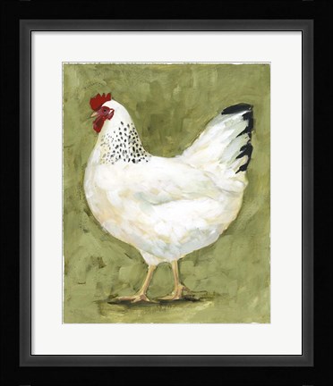Framed Chicken Scratch II Print