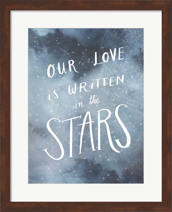 Framed Celestial Love IV Print