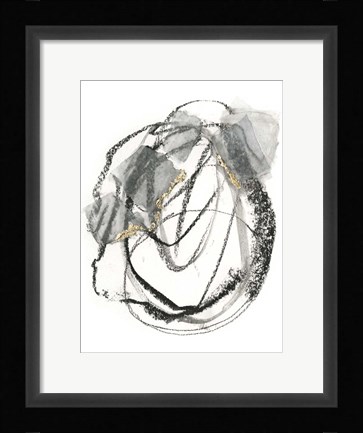 Framed La Valses II Print