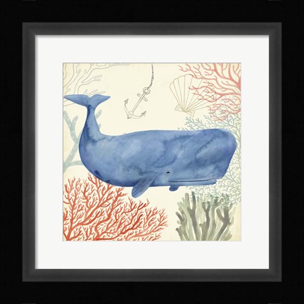 Framed Underwater Whimsy I Print