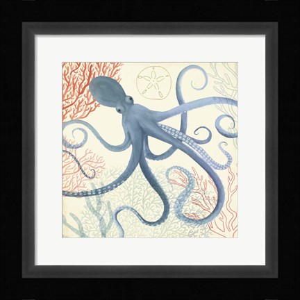 Framed Underwater Whimsy III Print
