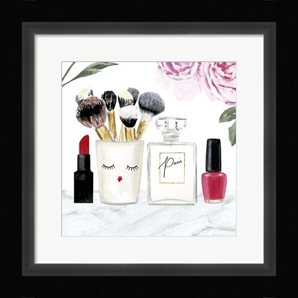 Framed Get Glam X Print