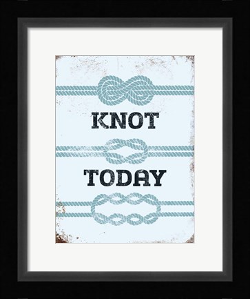 Framed Punny Nautical I Print