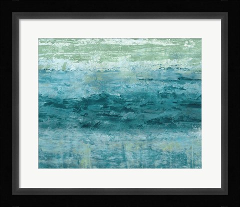 Framed Aegean Seas I Print