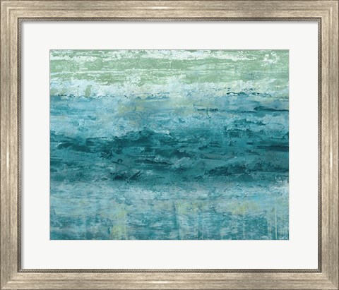 Framed Aegean Seas I Print